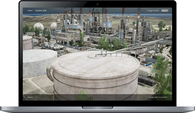 Overseer 3D software running on laptop.